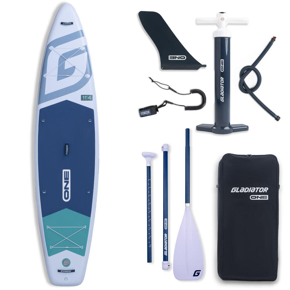 GLADIATOR Nafukovací paddleboard SUP One 11'4'' White White