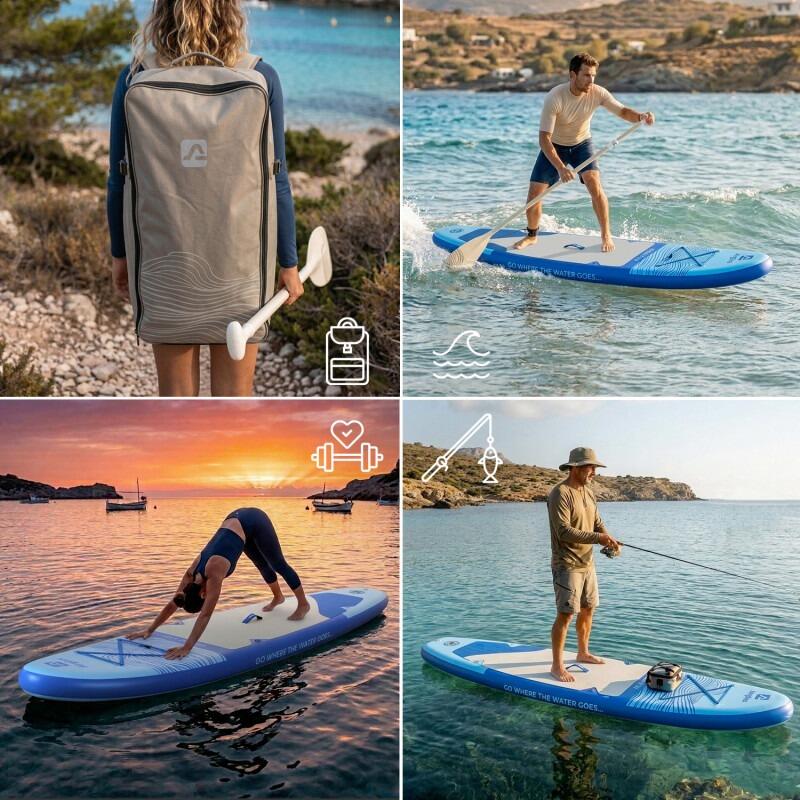 Tabla paddle surf hinchable Airgliss Moon 11.0 hasta 2 personas (máx. 170 kg) 3/7
