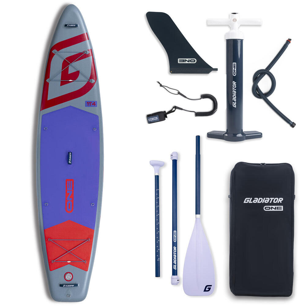 GLADIATOR Nafukovací paddleboard SUP GLADIATOR One 11'4'' Red RED