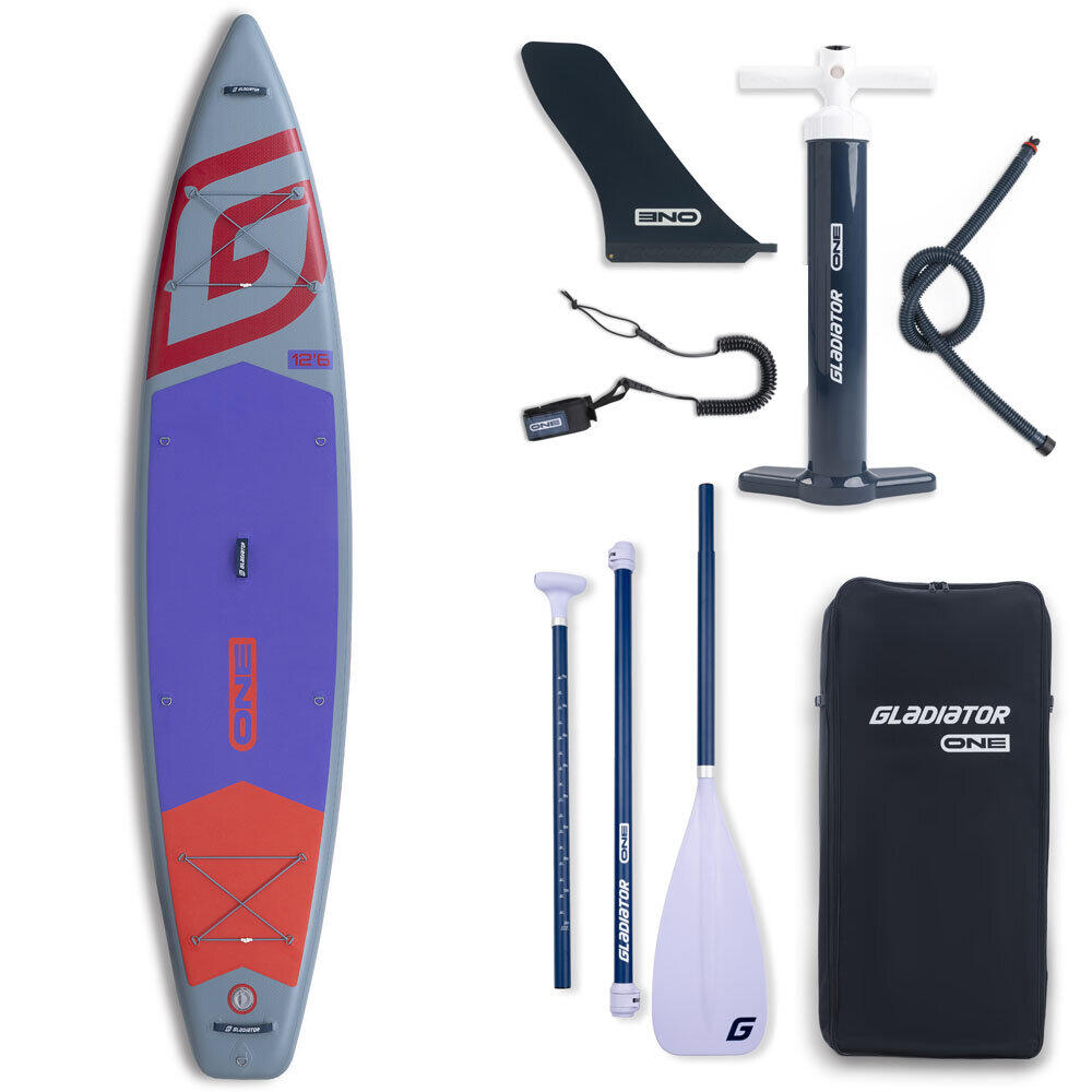 GLADIATOR Nafukovací paddleboard SUP GLADIATOR One 12'6'' Red RED
