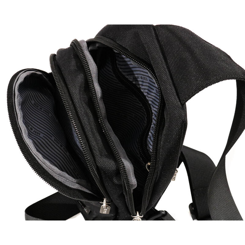 LAMONZA GEANTA CROSSBODY RIVIERA 31X22X8 CM GRI INCHIS