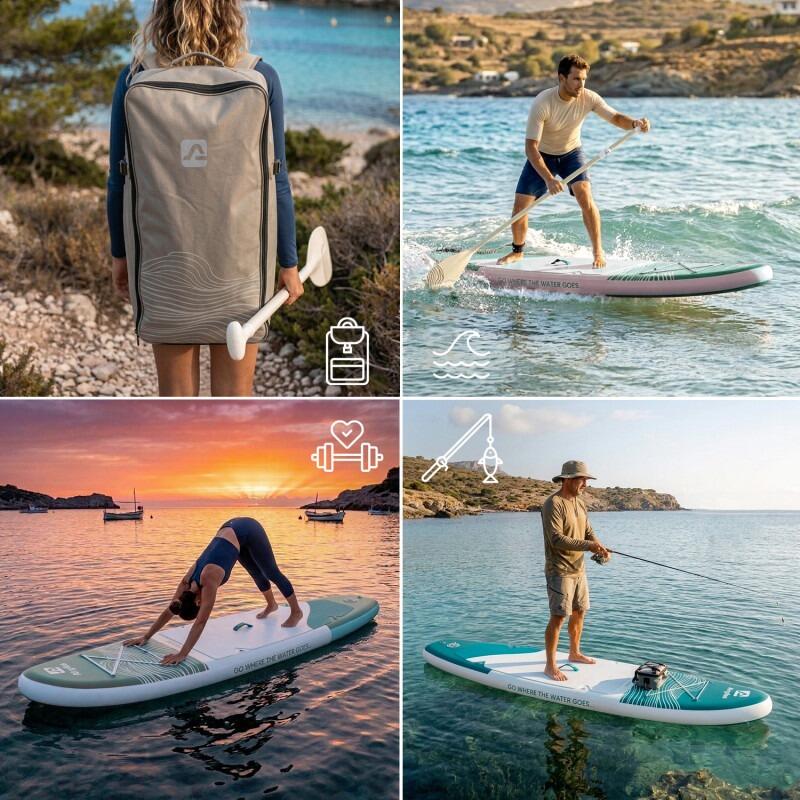 Tabla paddle surf hinchable Airgliss Sun 11.0 hasta 2 personas (máx. 170 kg) 3/5