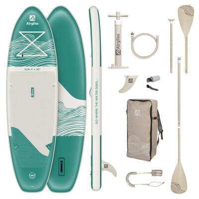 Airgliss sun 11.0 opblaasbaar sup-pakket - tot 2 personen (max. 170kg)