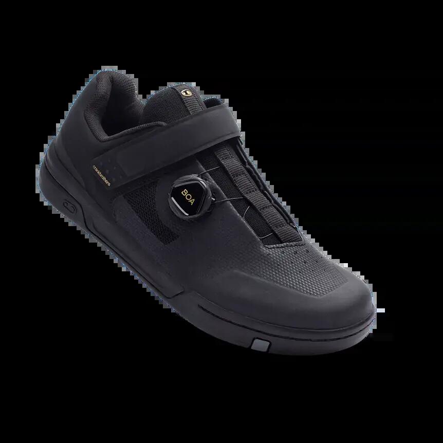 STAMP BOA shoes - black/gold / black sole