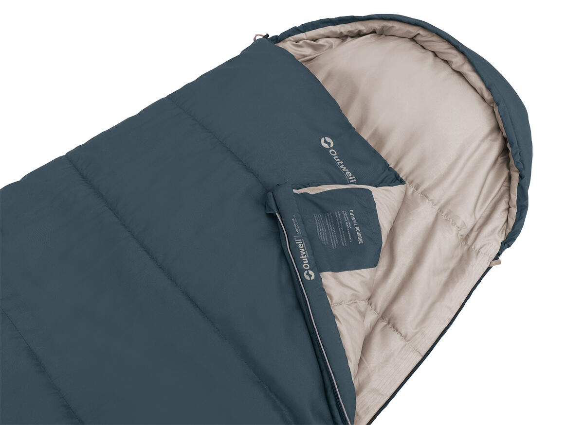 Śpiwór turystyczny Outwell Campion Lux Blue z poduszką (-16°C) 3/7