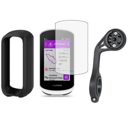 Set 3-in-1 Garmin Edge Explore 2 – Cover vetro supporto XL