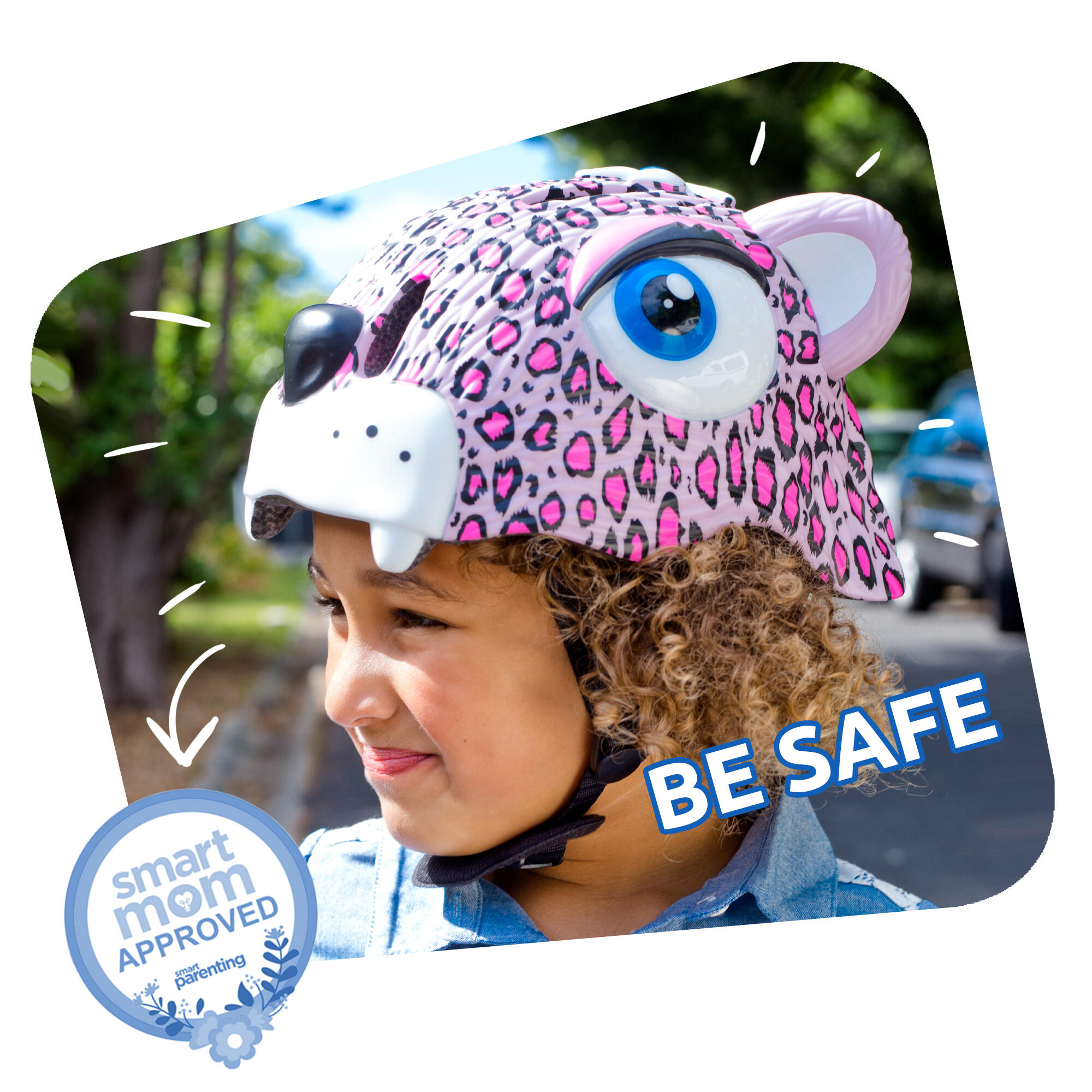 Capacete de criança Crazy Safety Leopard 4/6