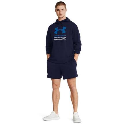 Under Armour Rival Terry 6 Herren Marine Kurze Hose