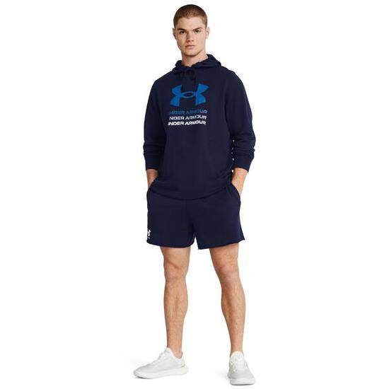 Under Armour Rival Terry 6 Herren Marine Kurze Hose