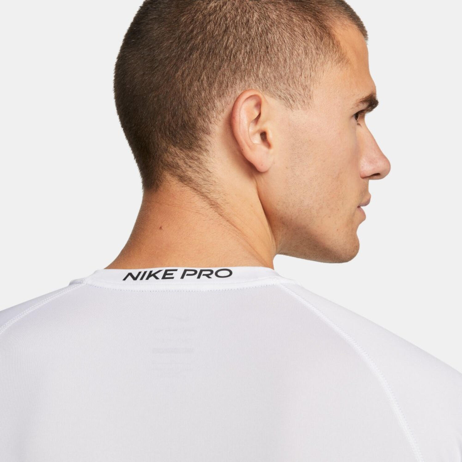Maglie maniche lunghe da palestra uomo nike bianco 4/5