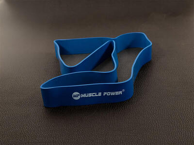 Muscle power power band blauw extra heavy