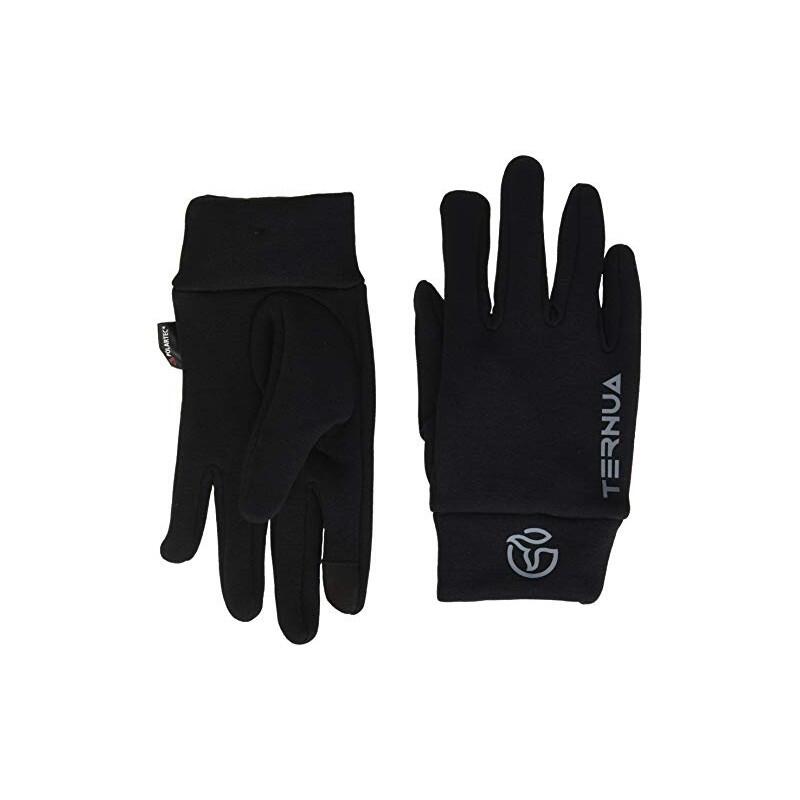 Guantes Niños Ternua  Laks Inf R Negro Tejido Polartec 2/2