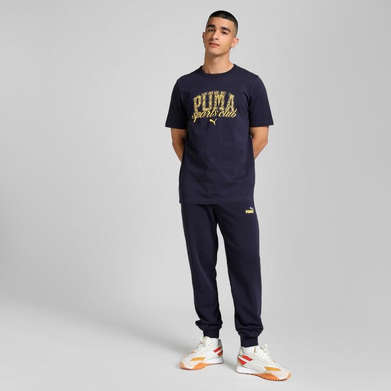Camiseta Puma PUMA CLASS Graphic Tee azul marino manga corta unisex 684643-16 5/5