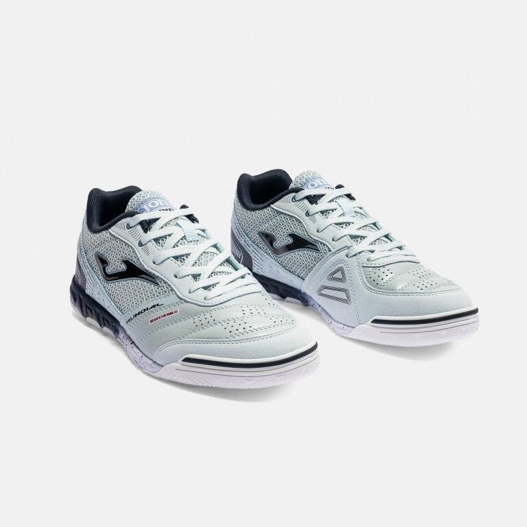 JOMA MUNDIAL 2605 chaussure de futsal bleu. 2/7