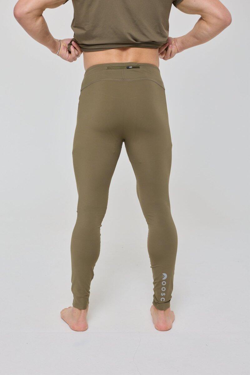 Femme Fitness Legging Taille Haute Elite Kaki 2/7
