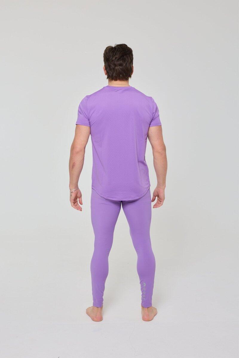 Femme Fitness Legging Taille Haute Elite Violet 5/7