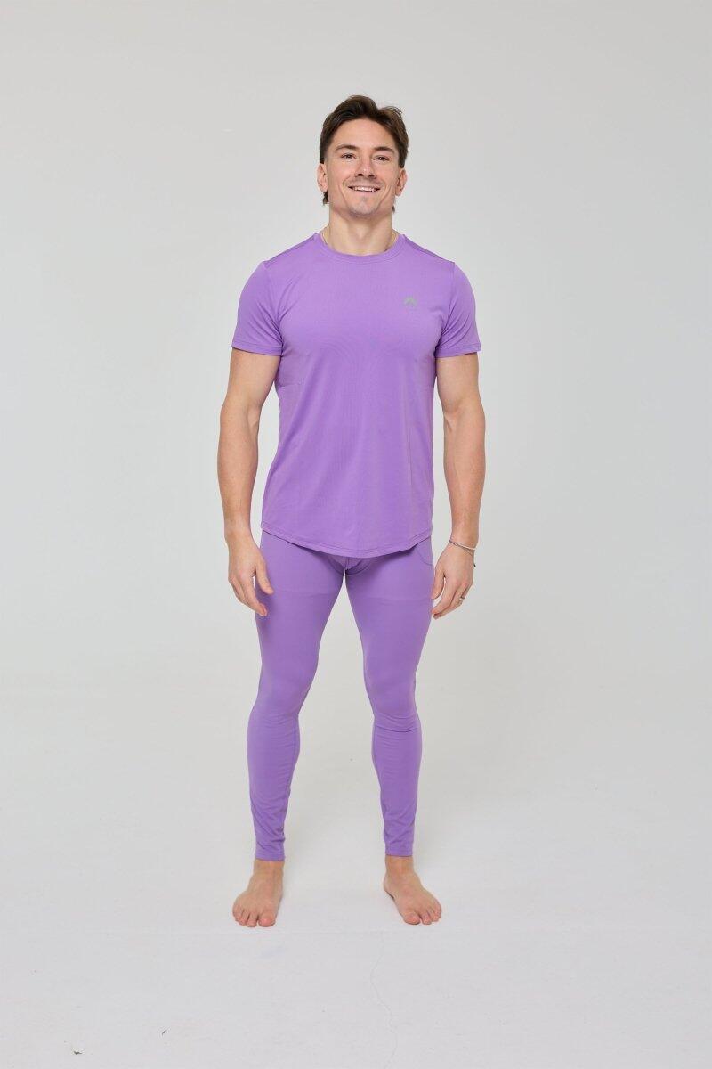 Femme Fitness Legging Taille Haute Elite Violet 4/7