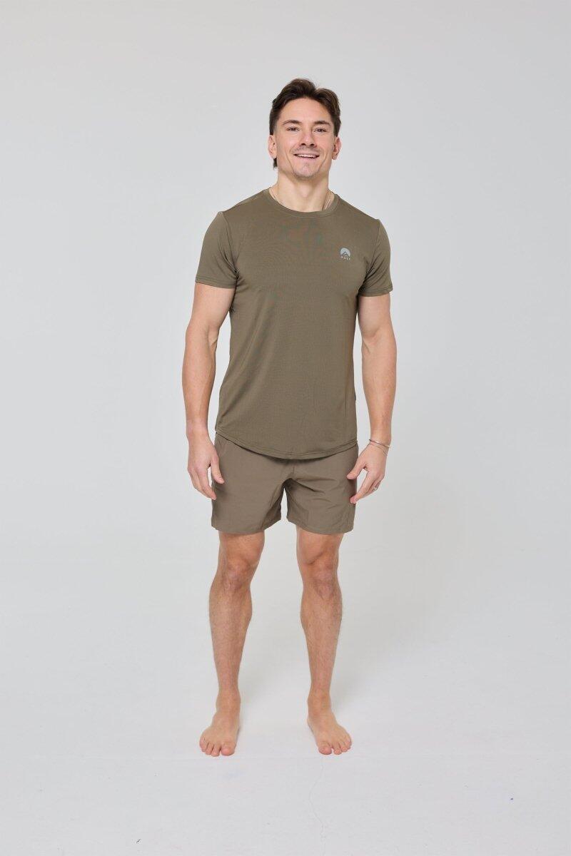 Dames Fitness Sport-Shorts Elite Khaki 7/7