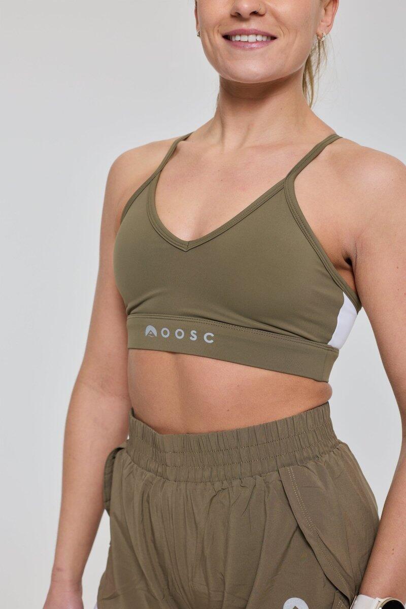 Femme Fitness Brassière Maintien Moyen Infinite Kaki 6/6