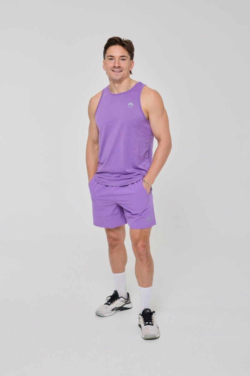 Dames Fitness Sport-Shorts Elite Lila 4/7