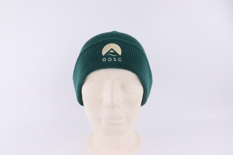 Bonnet Classique Vert Forêt en acrylique recyclé unisexe 3/3