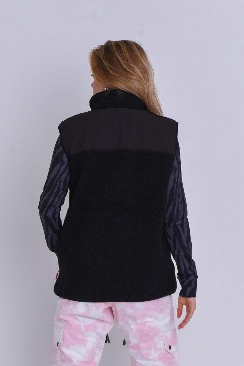 Dames Sherpa Vest Method Zwart 2/4