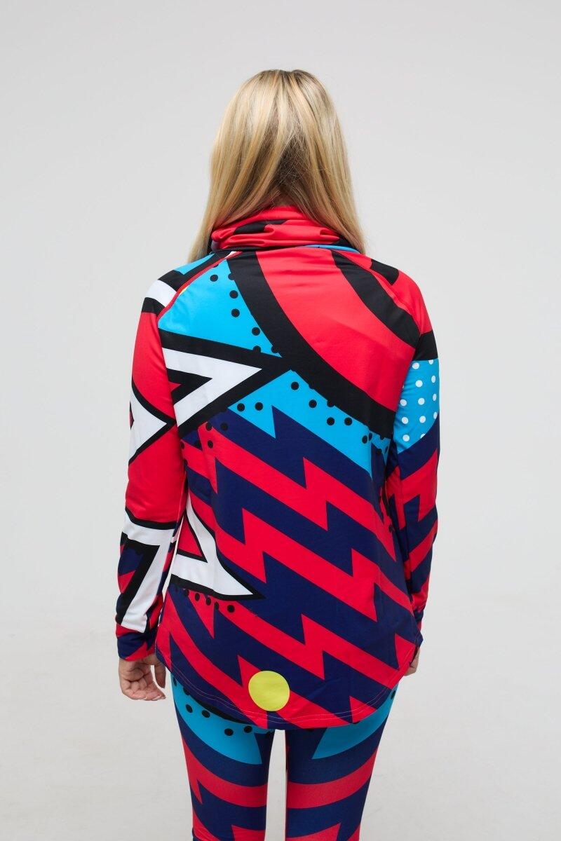 Dames Ski Functioneel Shirt Thermisch Opstaande Kraag Fresh Prince 2/5