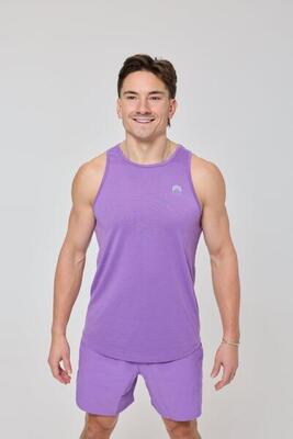 Heren fitness sport tanktop elite lila