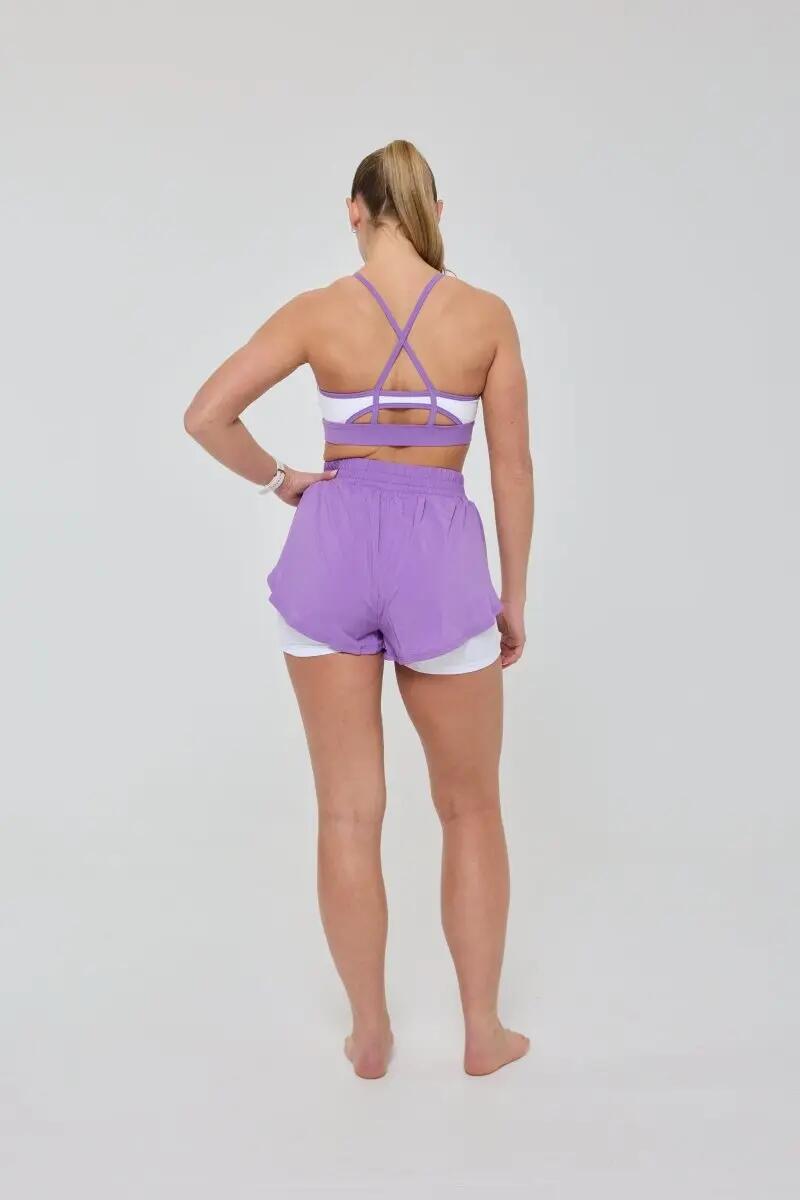 Brassière de sport Infinite maintien moyen - Violet 6/6