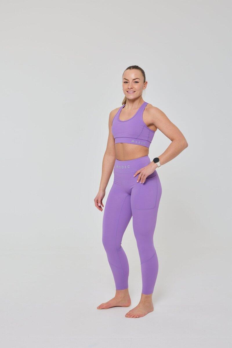 Dames Fitness Sport-BH Hoge Steun Elite Lila 5/7