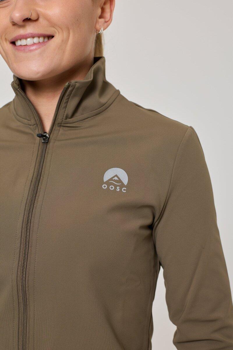 Femme Fitness Veste Zippée Crop Infinite Kaki 6/6
