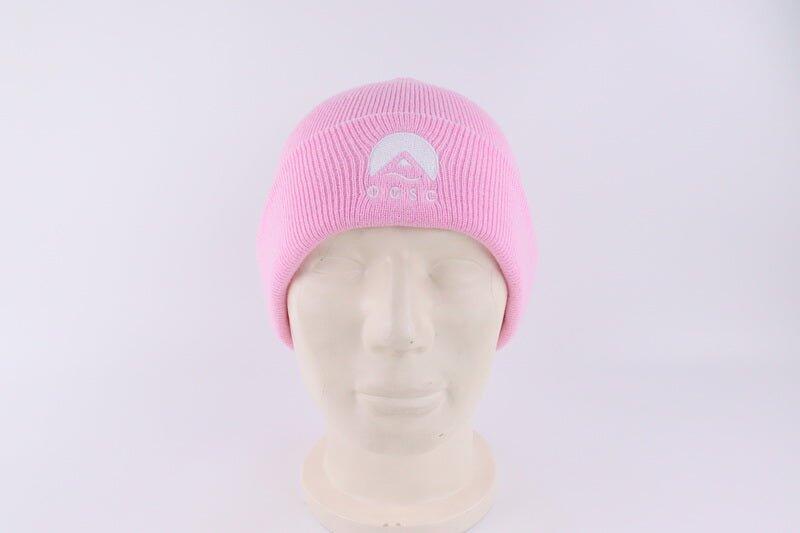 Bonnet classique Rose poudré en acrylique recyclé unisexe 4/4