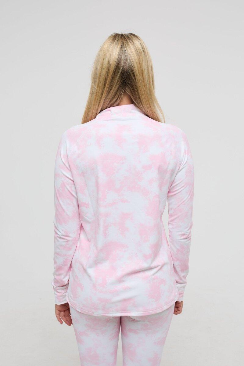 Dames Ski Functioneel Shirt Thermisch Pink Signature 2/4