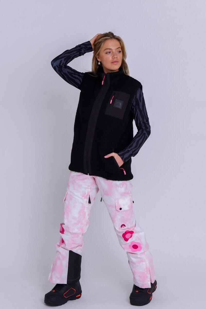 Dames Sherpa Vest Method Zwart 4/4