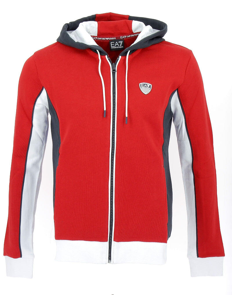 Sweat EA7 Emporio Armani SWEAT A CAPUCHE HOMME  EA7 EMPORIO ARMANI 1/3