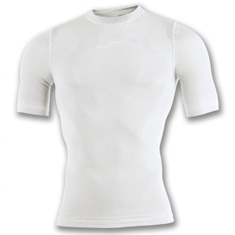 Camiseta Manga Corta Fútbol Hombre Joma Brama Emotion II Blanco 2/3