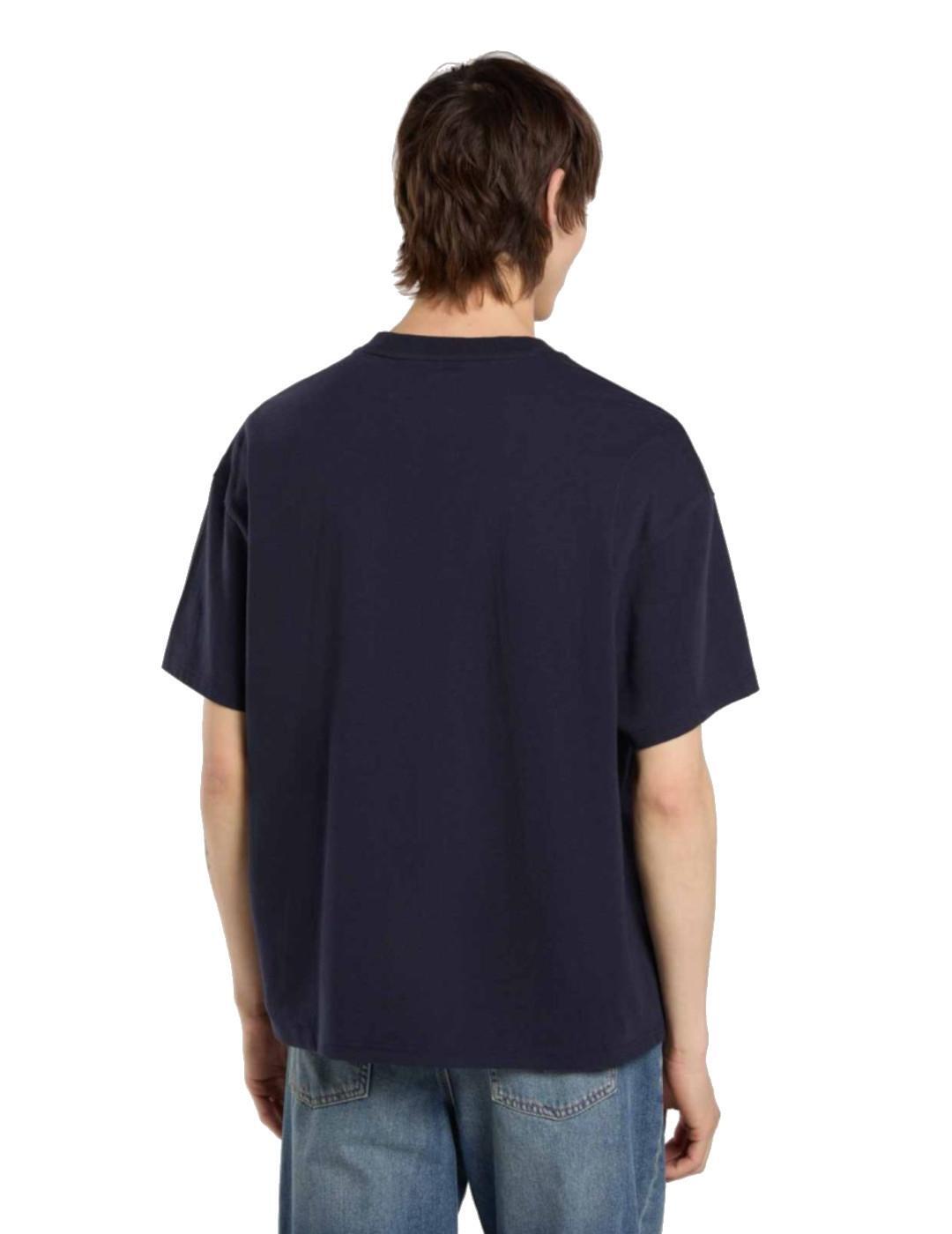 T-shirt Uomo Dickies Forth Blu Navy 4/4