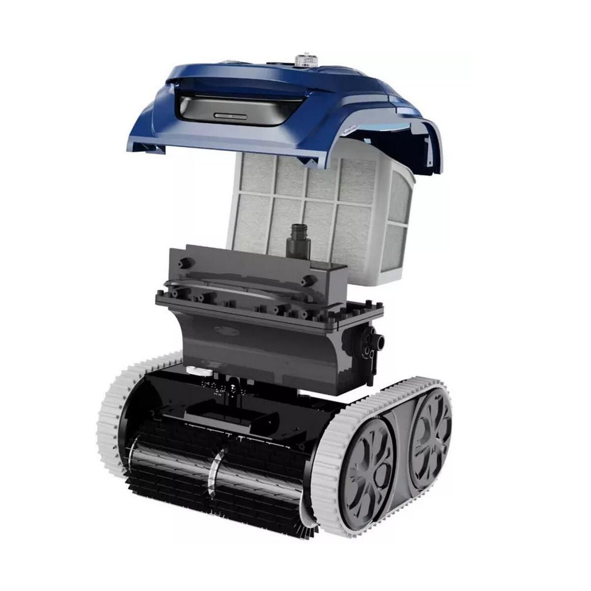 Kabelloser Poolroboter CF 400 CL, mit Akku und Fernsteuerung bis zu
120m² 2/7