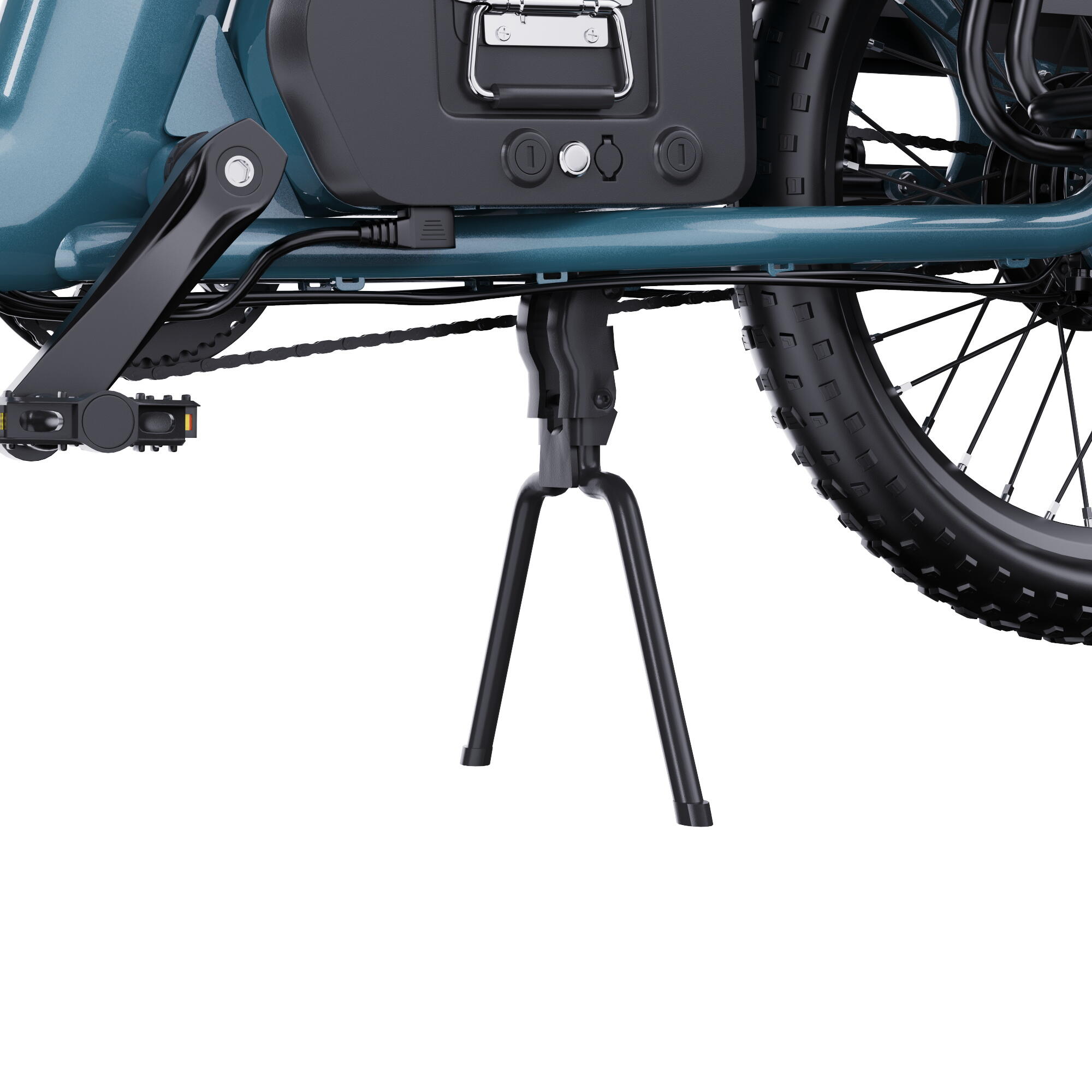 Bicicleta eléctrica de carga ONESPORT OT01 de 20", batería de 48 V y 27 Ah 5/7