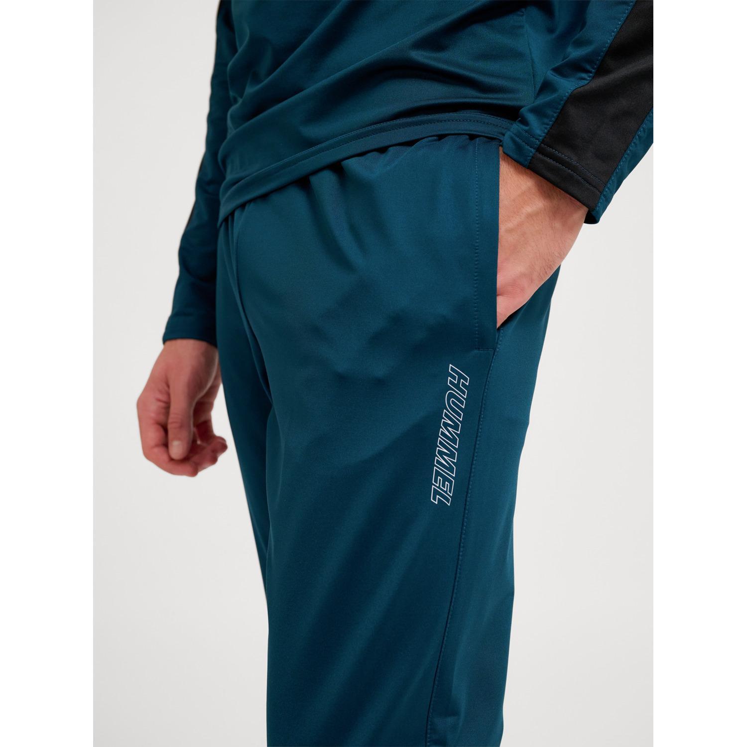 Pantaloni Da Allenamento Hummel Hmlaction - Poliestere, Unisex Adulto, Con Tasche