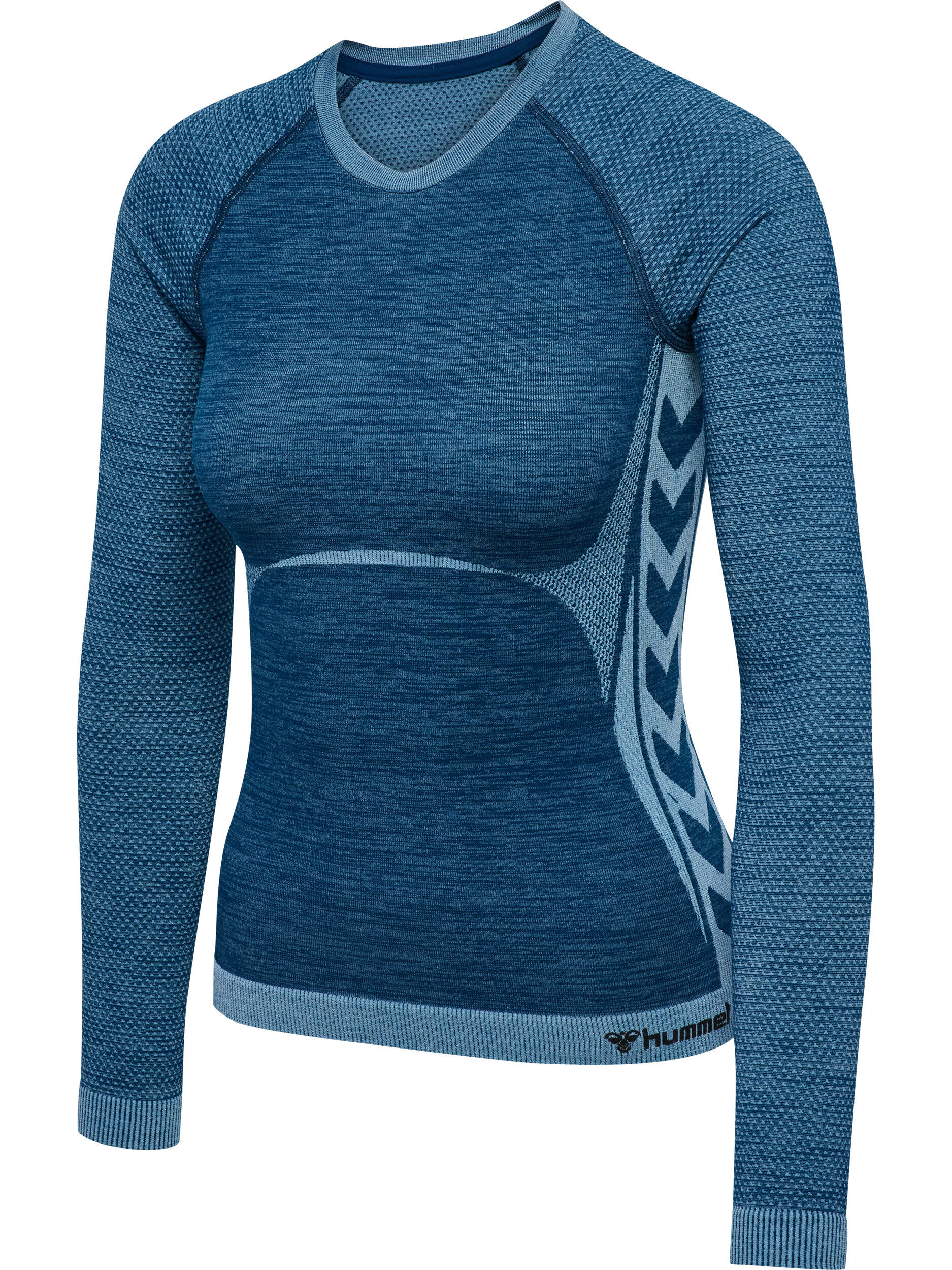 Camisola de manga longa justa sem costuras para mulher Hummel Clea 2/7