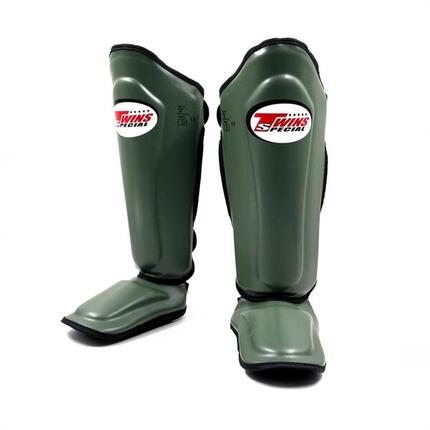 Schienbeinschutz Twins Olive – L
