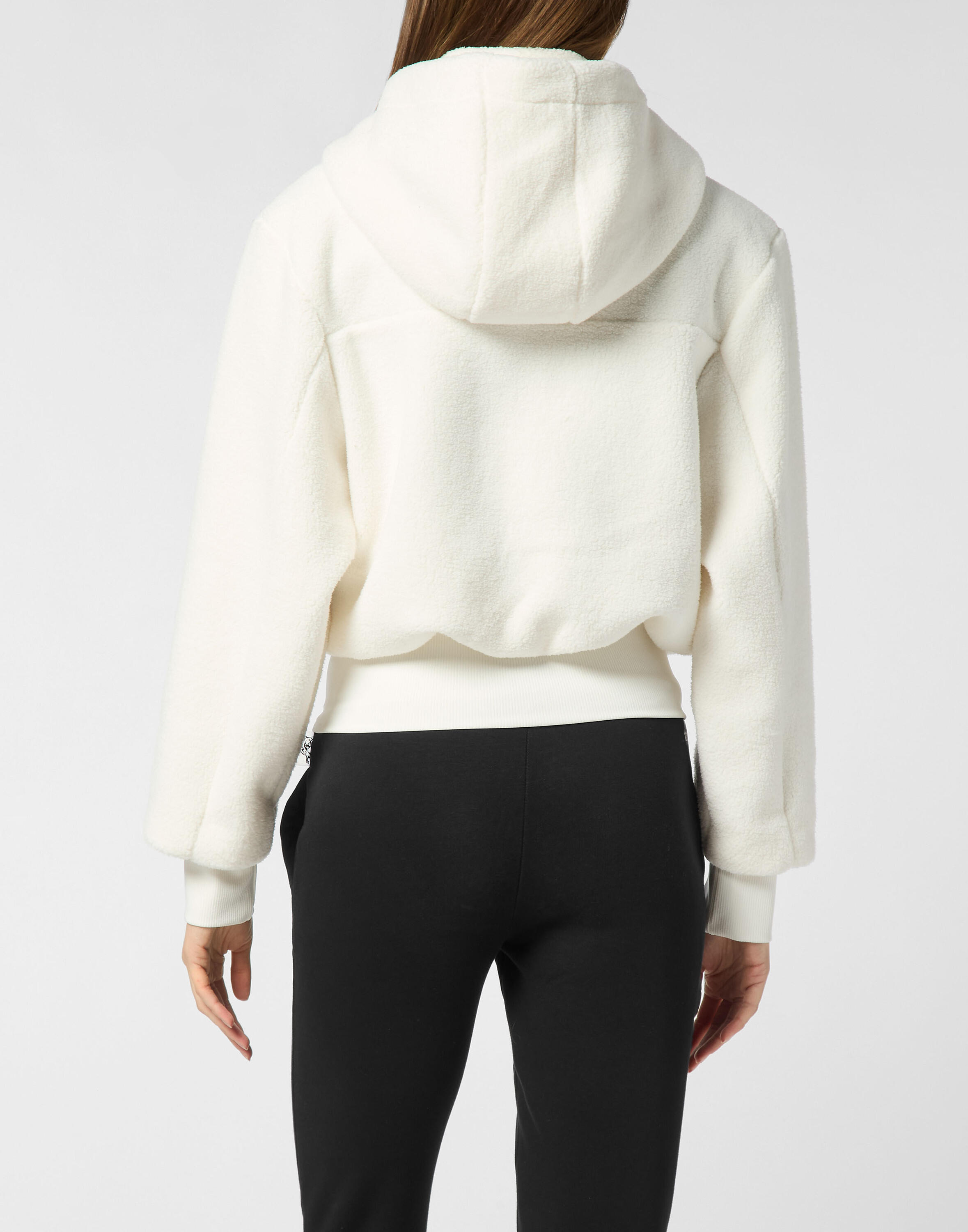 Felpa Con Zip E Cappuccio Women 4/5