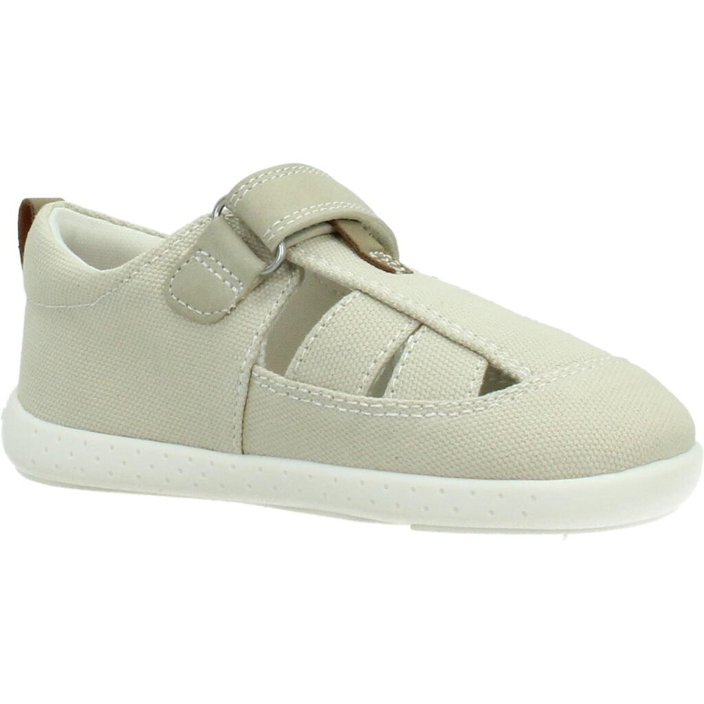 Sandalias Barefoot Bebé Garvalín 262341B Beiges Cierre Adherente 5/7