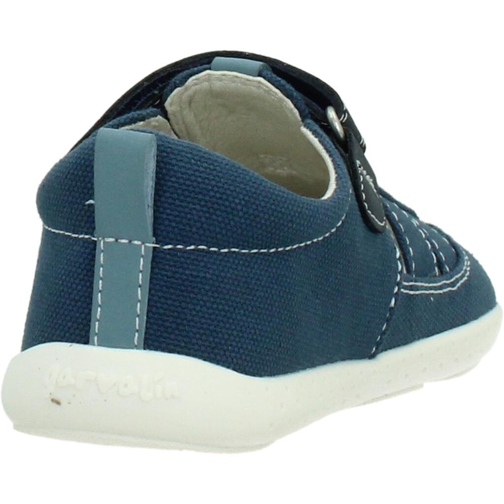 Sandalias Barefoot Bebé Garvalín 262341A Azul marino Cierre Adherente 3/7