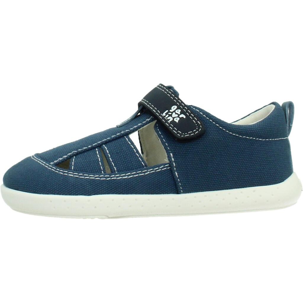 Sandalias Barefoot Bebé Garvalín 262341A Azul marino Cierre Adherente 2/7