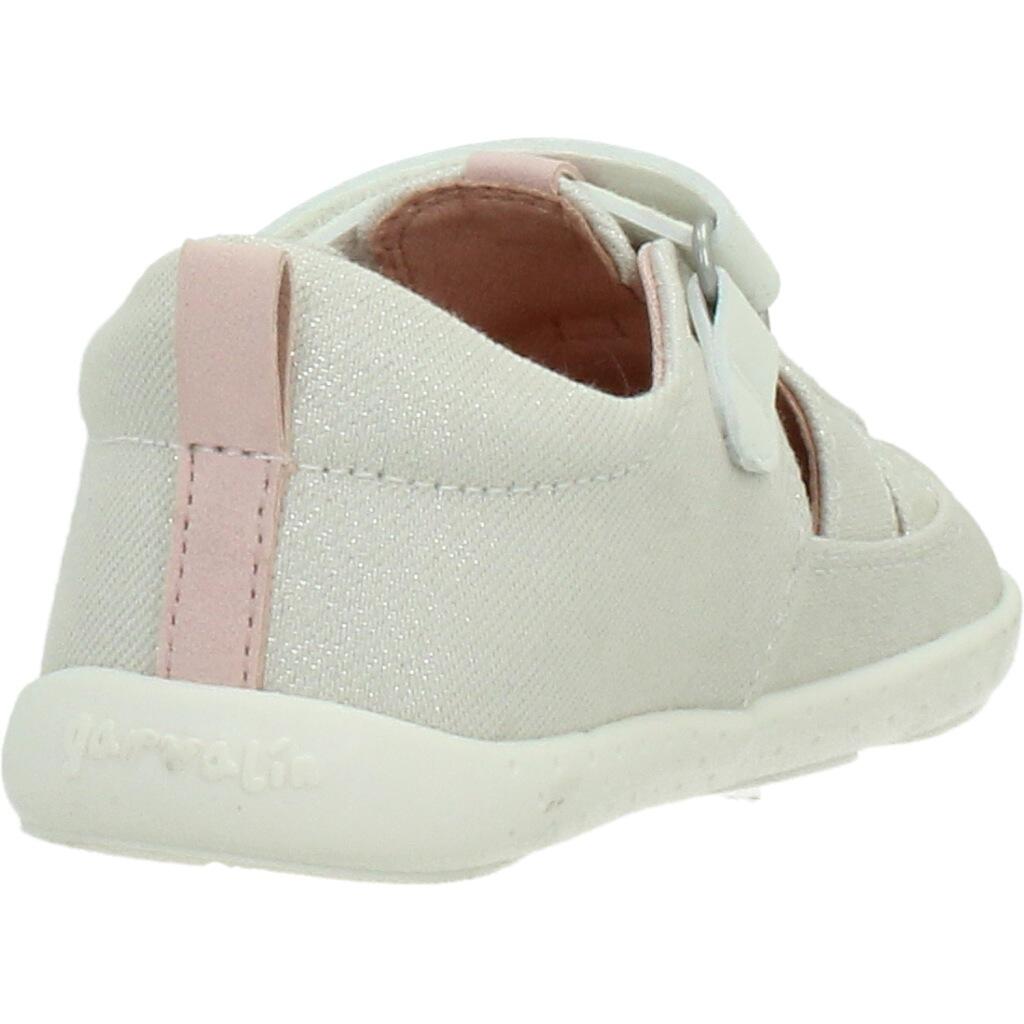 Sandalias Barefoot Niña Garvalín 252348B BLancas Cierre Adherente 3/7