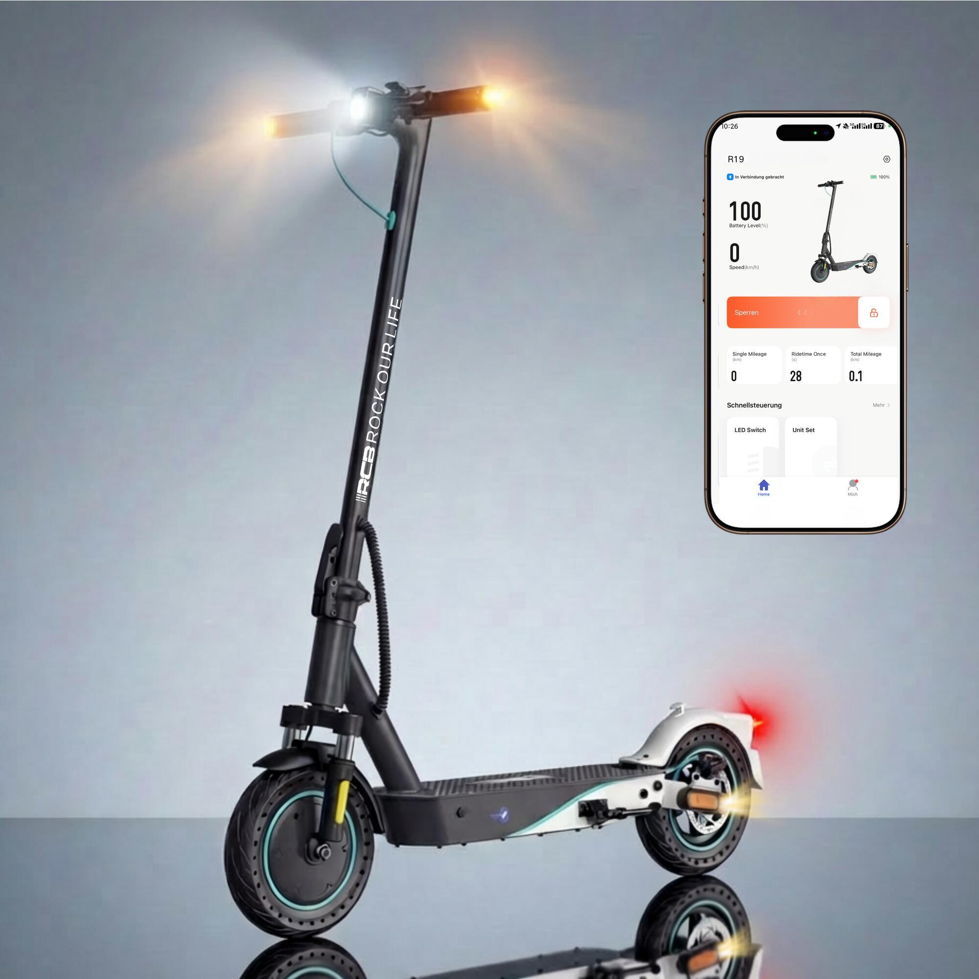 RCB Elektrická skládací koloběžka pro dospělé RCB-R19