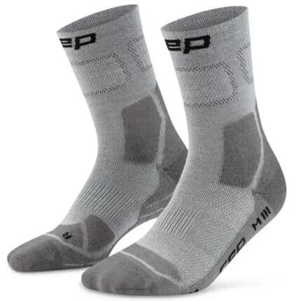 CEP Hiking Light Merino Mid-Cut Compressie - Zwart/Grijs - Dames (34/37)