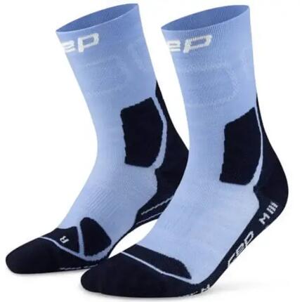 CEP Hiking Light Merino Mid-Cut Compressie - Zwart/Grijs - Dames (34/37)